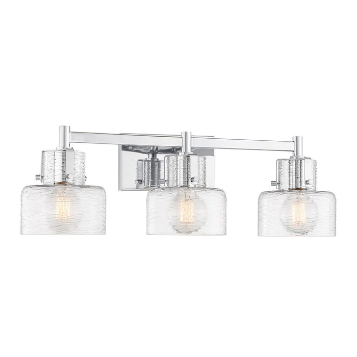 Savoy House 8-1030-3-11 Three Light Bathroom Vanity, Chrome