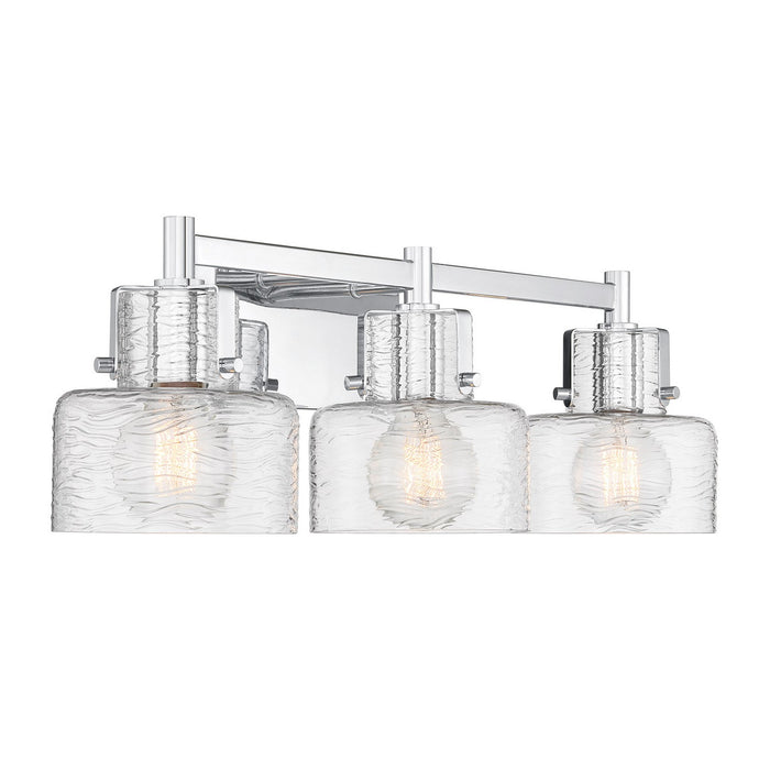 Savoy House 8-1030-3-11 Three Light Bathroom Vanity, Chrome