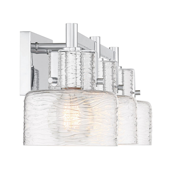 Savoy House 8-1030-3-11 Three Light Bathroom Vanity, Chrome