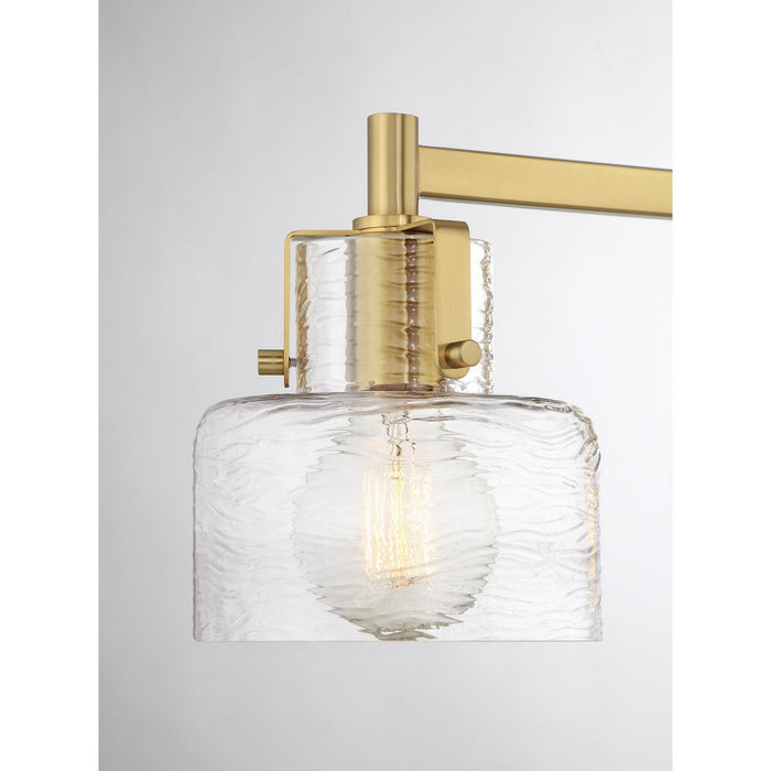 Savoy House 8-1030-3-322 Three Light Bathroom Vanity, Warm Brass