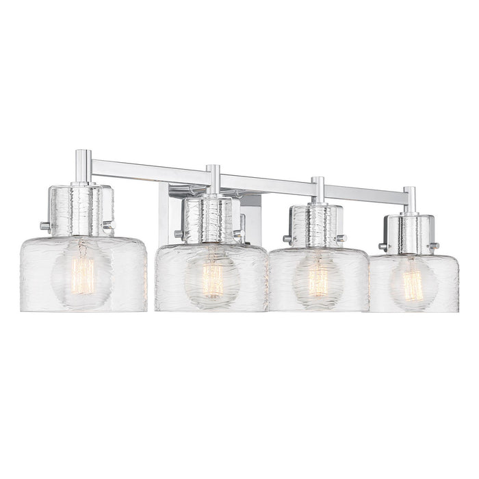 Savoy House 8-1030-4-11 Four Light Bathroom Vanity, Chrome