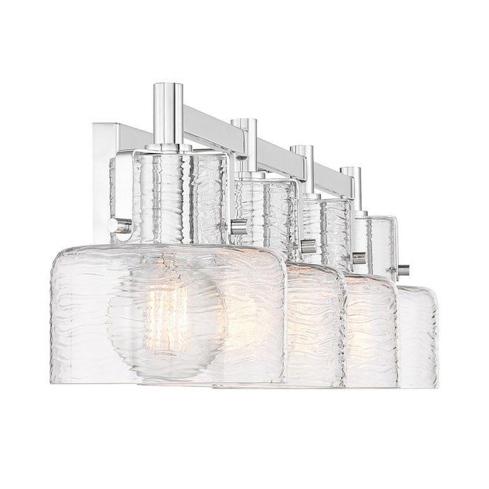 Savoy House 8-1030-4-11 Four Light Bathroom Vanity, Chrome