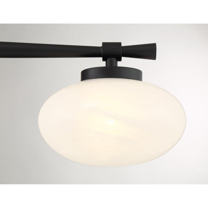 Savoy House 8-1050-3-BK Three Light Bathroom Vanity, Matte Black