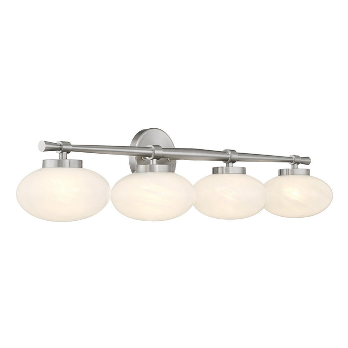 Savoy House 8-1050-4-SN Four Light Bathroom Vanity, Satin Nickel