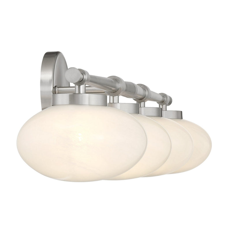 Savoy House 8-1050-4-SN Four Light Bathroom Vanity, Satin Nickel