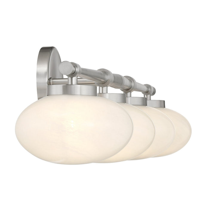 Savoy House 8-1050-4-SN Four Light Bathroom Vanity, Satin Nickel