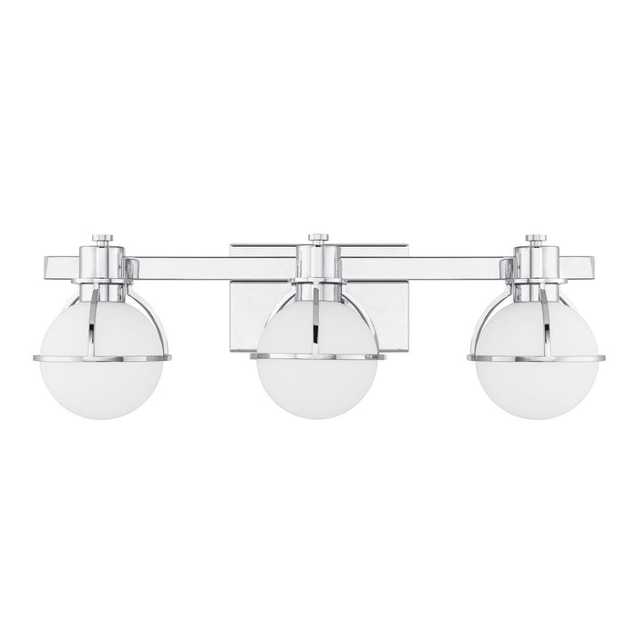 Savoy House 8-1060-3-11 Three Light Bathroom Vanity, Chrome