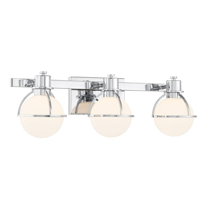 Savoy House 8-1060-3-11 Three Light Bathroom Vanity, Chrome