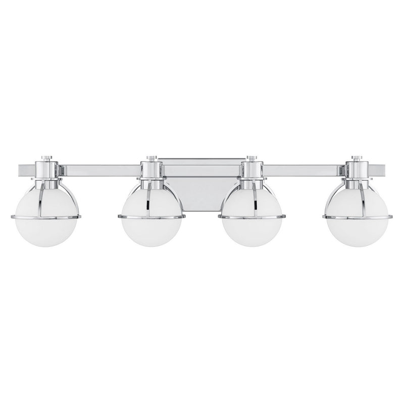 Savoy House 8-1060-4-11 Four Light Bathroom Vanity, Chrome