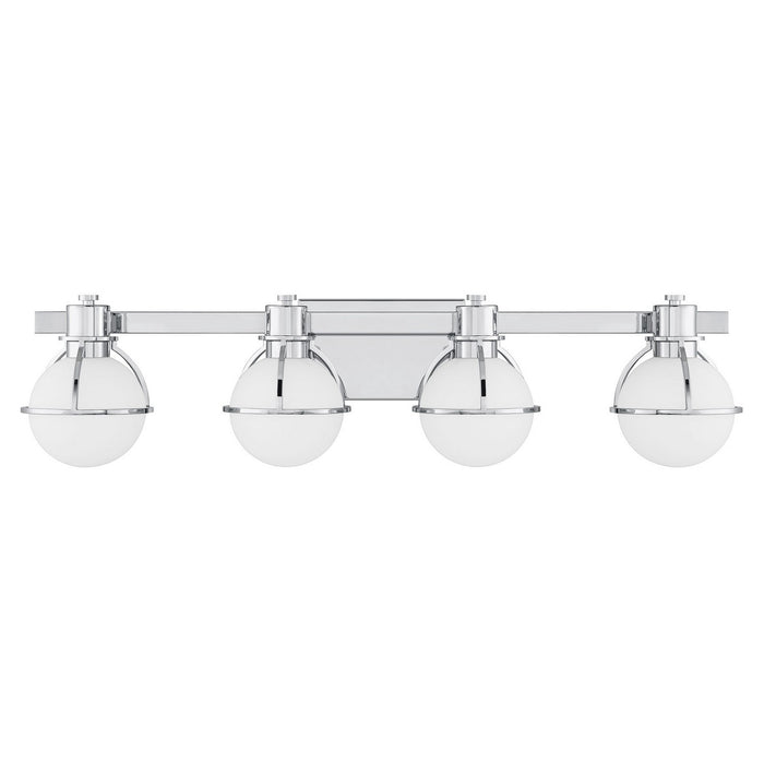 Savoy House 8-1060-4-11 Four Light Bathroom Vanity, Chrome