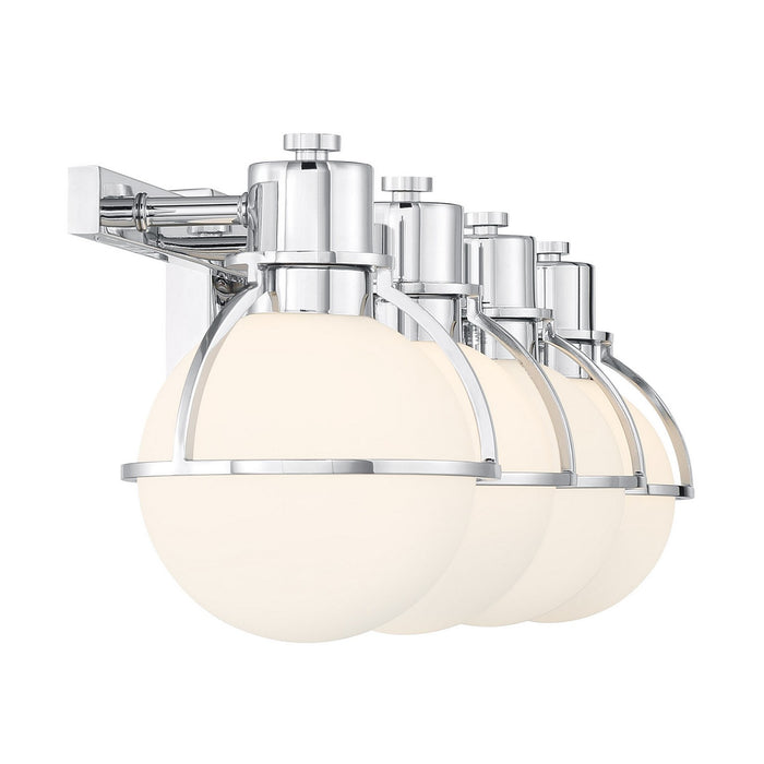 Savoy House 8-1060-4-11 Four Light Bathroom Vanity, Chrome