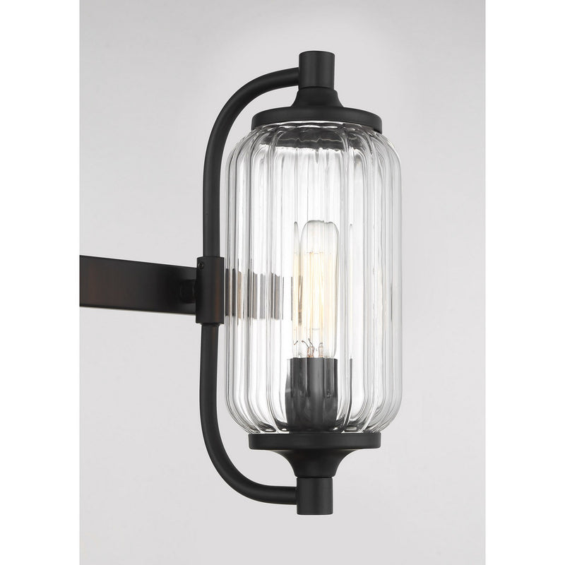Savoy House 8-3024-3-BK Three Light Bathroom Vanity, Matte Black