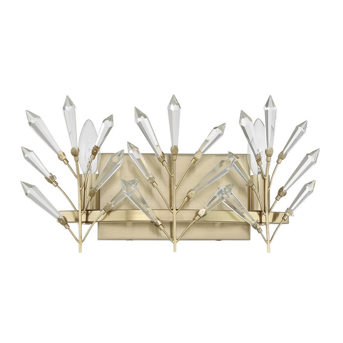 Savoy House 8-4075-2-127 Two Light Bathroom Vanity, Noble Brass