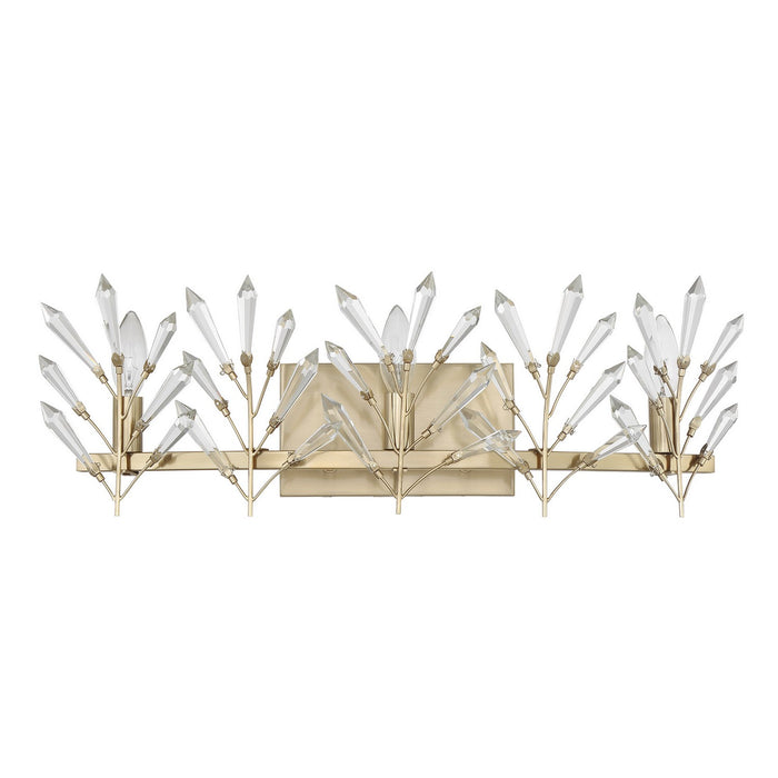 Savoy House 8-4075-3-127 Three Light Bathroom Vanity, Noble Brass