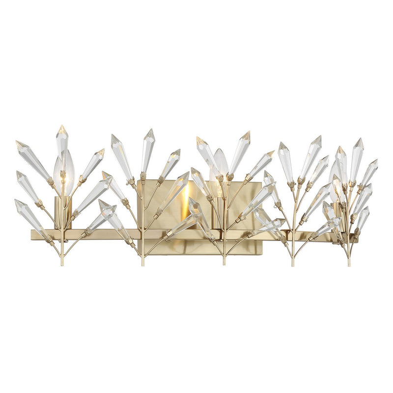 Savoy House 8-4075-3-127 Three Light Bathroom Vanity, Noble Brass