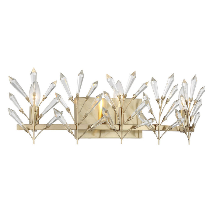 Savoy House 8-4075-3-127 Three Light Bathroom Vanity, Noble Brass