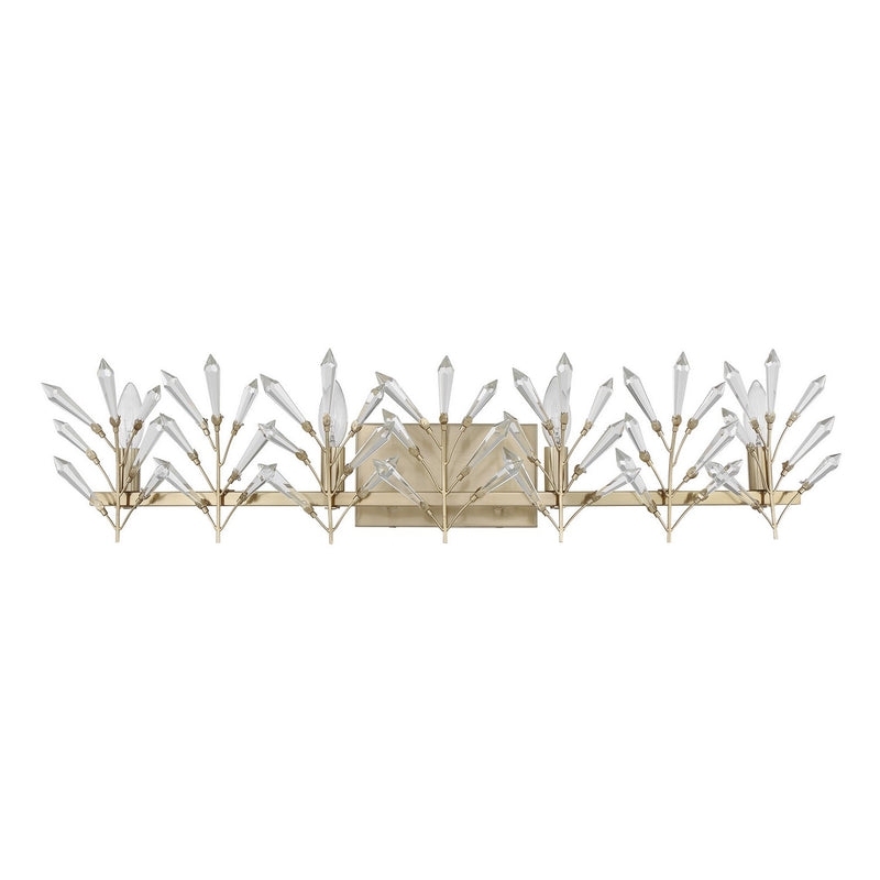 Savoy House 8-4075-4-127 Four Light Bathroom Vanity, Noble Brass
