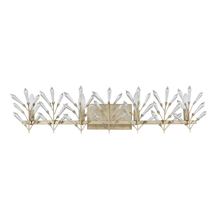 Savoy House 8-4075-4-127 Four Light Bathroom Vanity, Noble Brass
