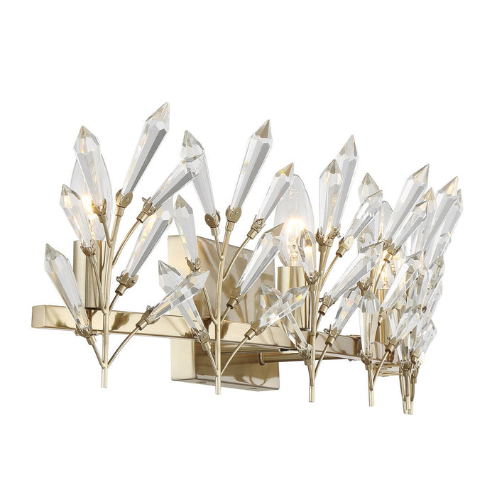 Savoy House 8-4075-4-127 Four Light Bathroom Vanity, Noble Brass
