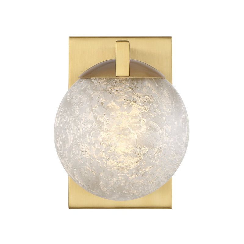 Savoy House 9-1017-1-322 One Light Wall Sconce, Warm Brass