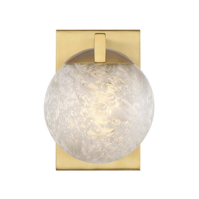 Savoy House 9-1017-1-322 One Light Wall Sconce, Warm Brass