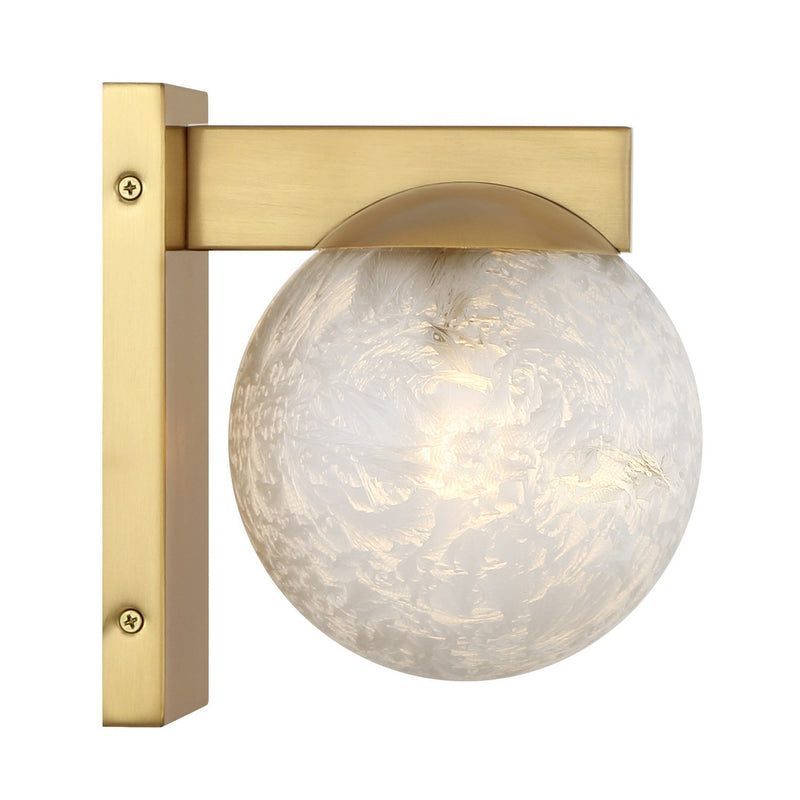Savoy House 9-1017-1-322 One Light Wall Sconce, Warm Brass
