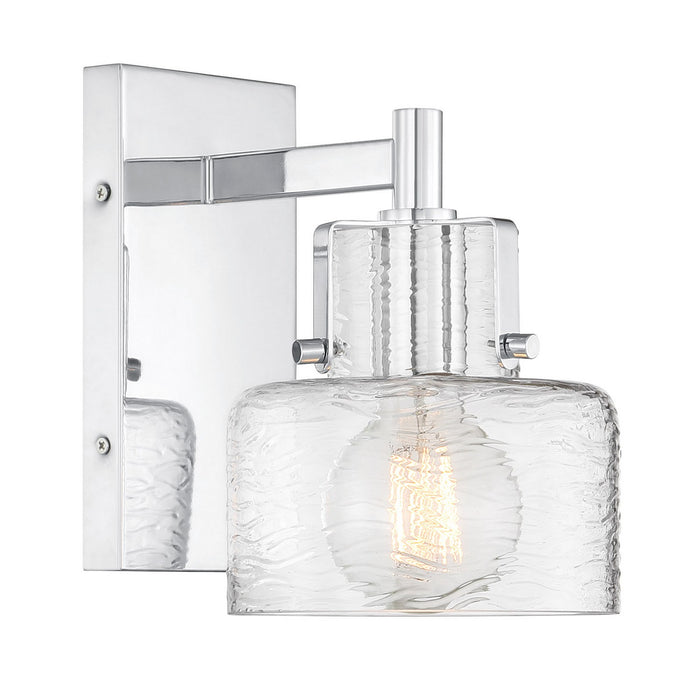 Savoy House 9-1030-1-11 One Light Wall Sconce, Chrome