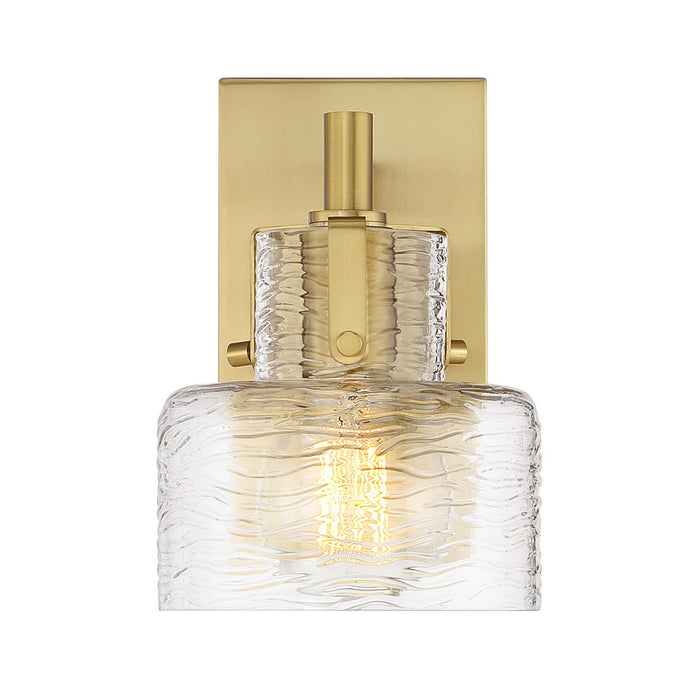 Savoy House 9-1030-1-322 One Light Wall Sconce, Warm Brass