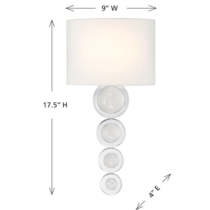Savoy House 9-1032-1-11 LED Wall Sconce, Chrome