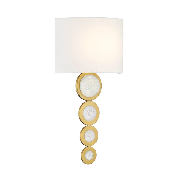 Savoy House 9-1032-1-322 LED Wall Sconce, Warm Brass