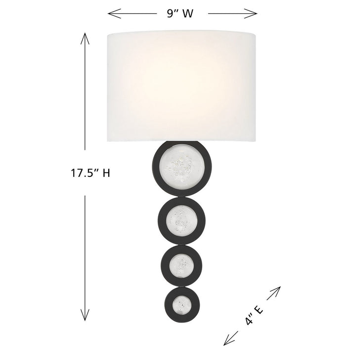Savoy House 9-1032-1-89 LED Wall Sconce, Matte Black