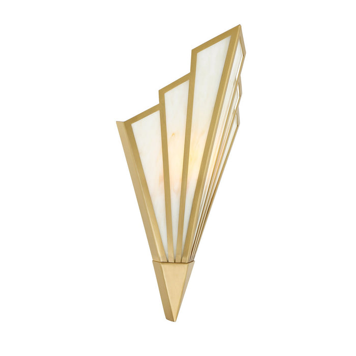 Savoy House 9-1037-1-322 LED Wall Sconce, Warm Brass