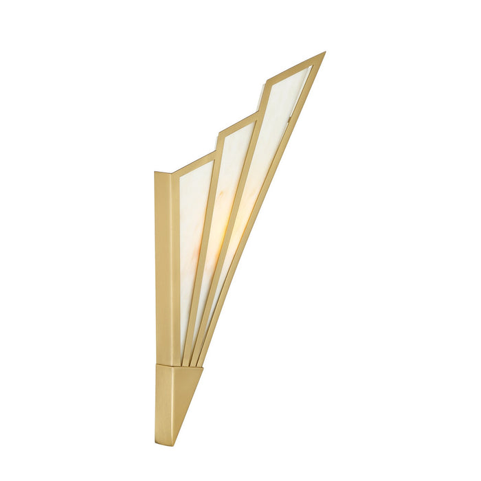 Savoy House 9-1037-1-322 LED Wall Sconce, Warm Brass