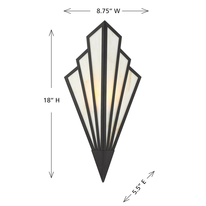 Savoy House 9-1037-1-89 LED Wall Sconce, Matte Black