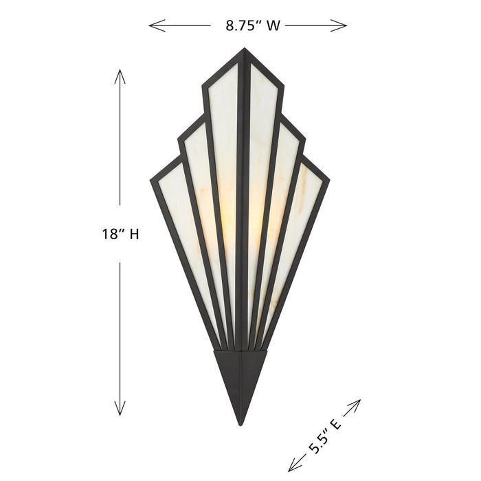 Savoy House 9-1037-1-89 LED Wall Sconce, Matte Black