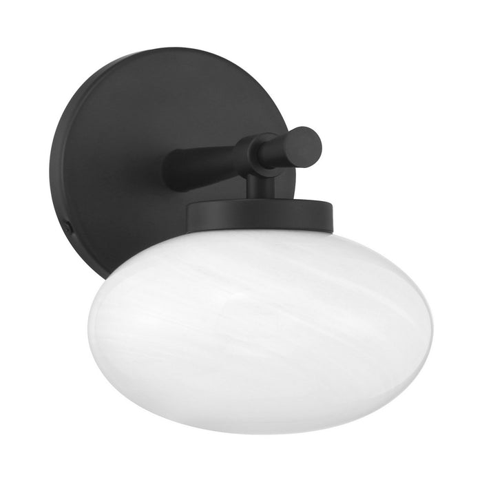Savoy House 9-1050-1-BK One Light Wall Sconce, Matte Black