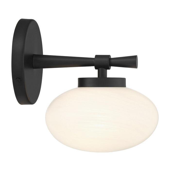 Savoy House 9-1050-1-BK One Light Wall Sconce, Matte Black