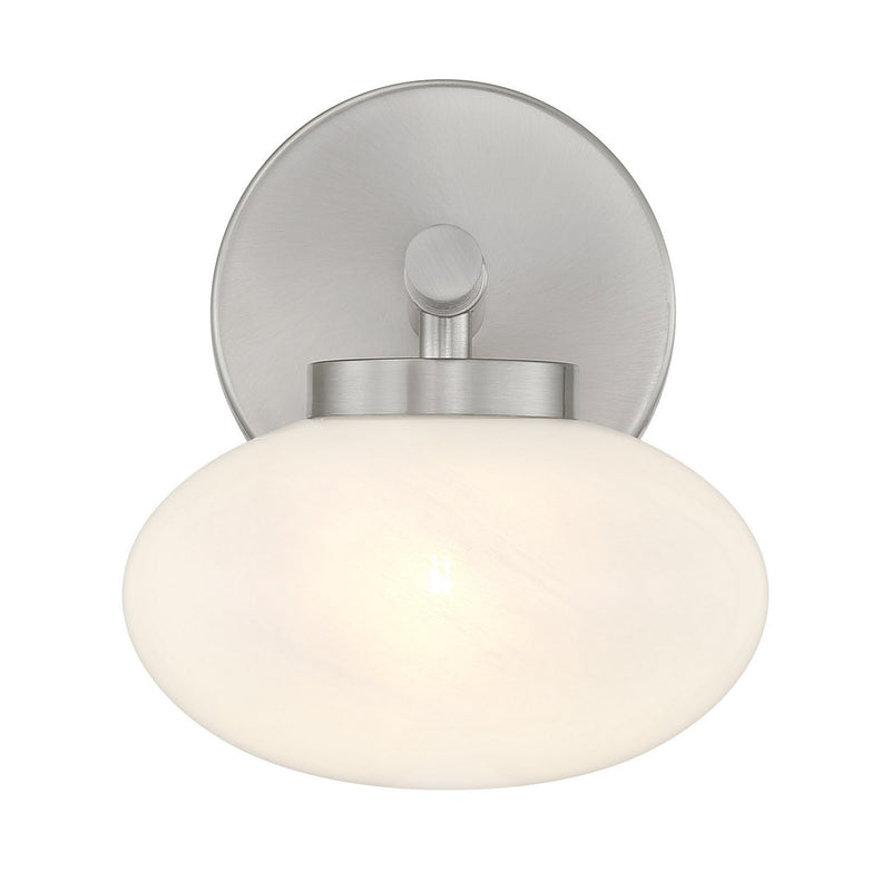 Savoy House 9-1050-1-SN One Light Wall Sconce, Satin Nickel