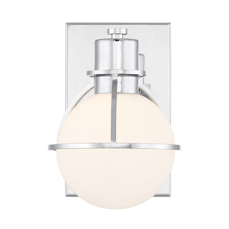 Savoy House 9-1060-1-11 One Light Wall Sconce, Chrome