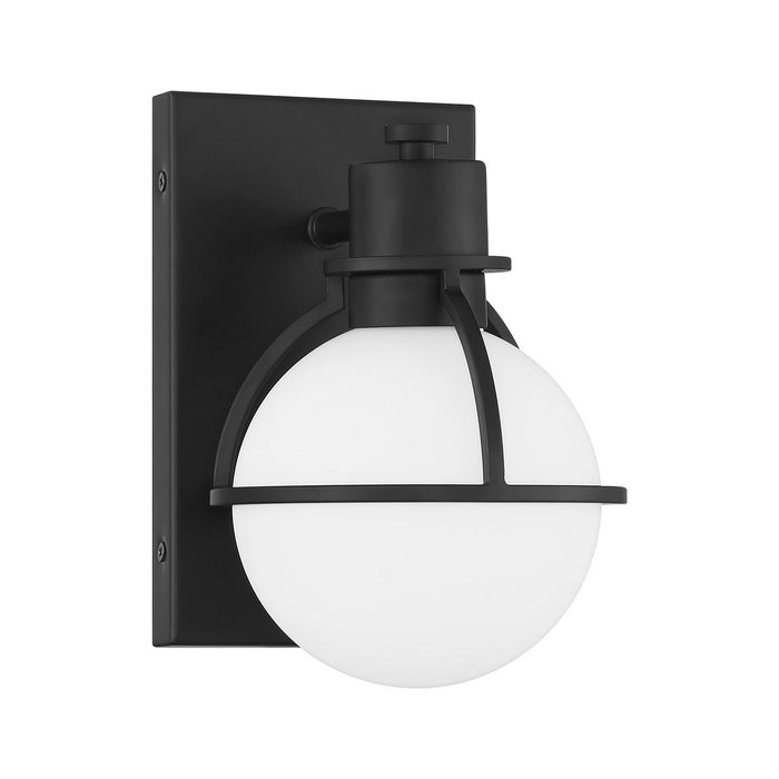 Savoy House 9-1060-1-BK One Light Wall Sconce, Matte Black
