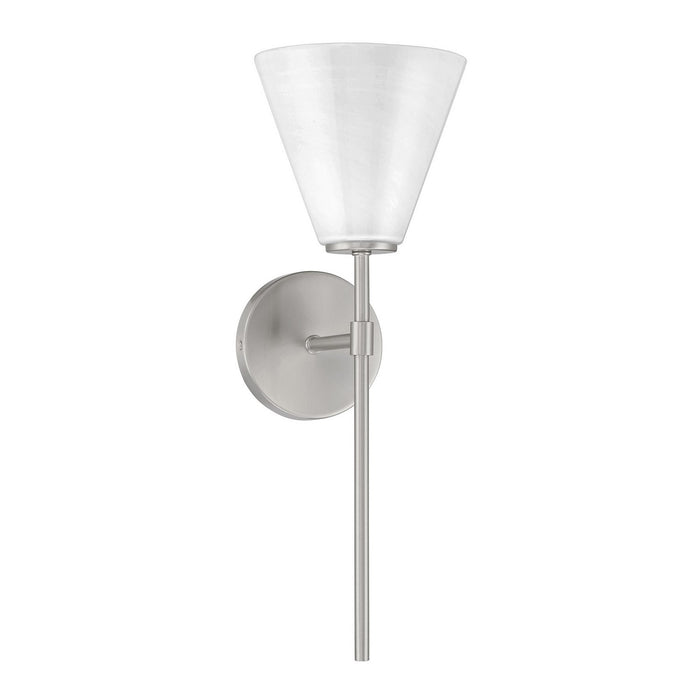 Savoy House 9-4010-1-SN One Light Wall Sconce, Satin Nickel