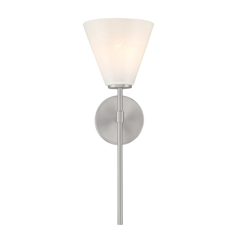 Savoy House 9-4010-1-SN One Light Wall Sconce, Satin Nickel