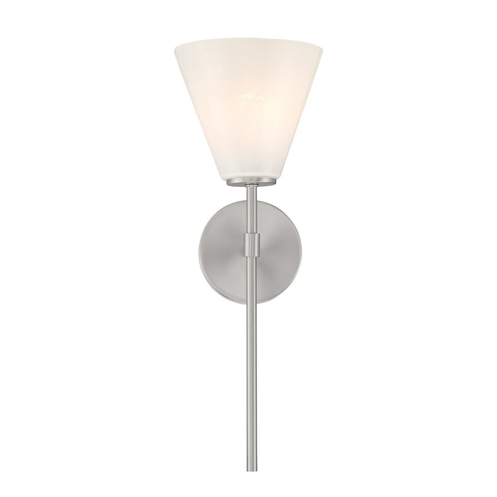 Savoy House 9-4010-1-SN One Light Wall Sconce, Satin Nickel