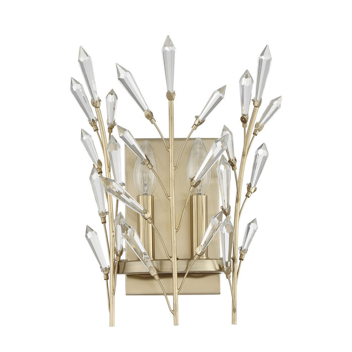 Savoy House 9-4075-2-127 Two Light Wall Sconce, Noble Brass