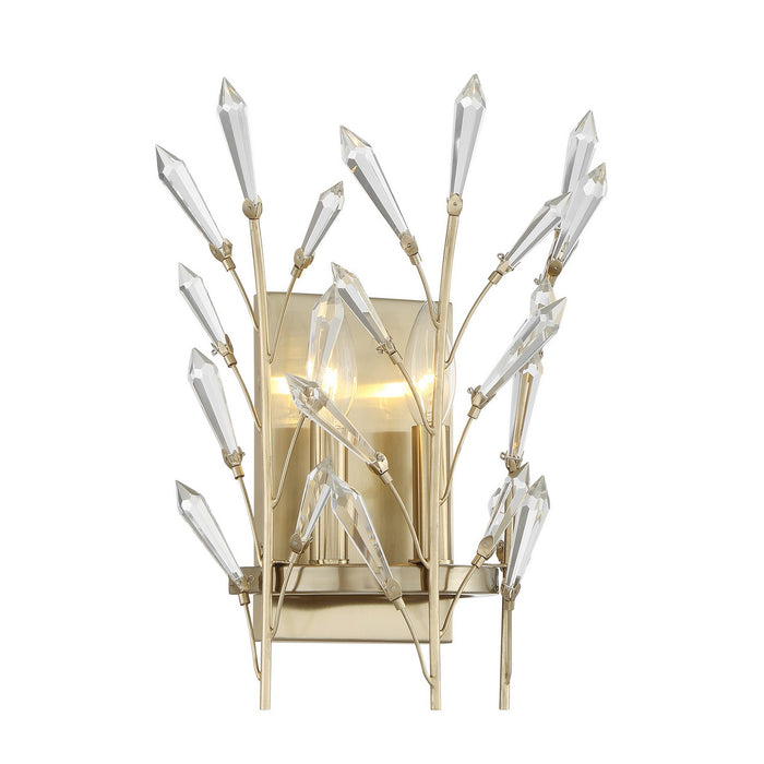 Savoy House 9-4075-2-127 Two Light Wall Sconce, Noble Brass