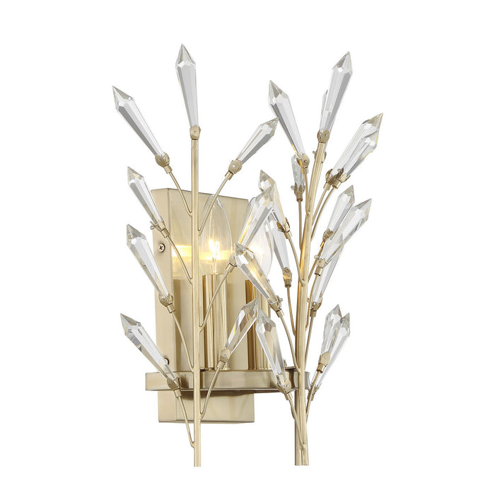 Savoy House 9-4075-2-127 Two Light Wall Sconce, Noble Brass