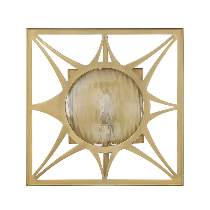 Savoy House 9-5064-1-322 One Light Wall Sconce, Warm Brass