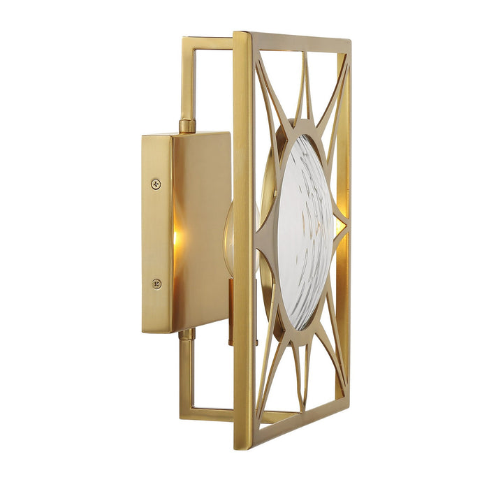 Savoy House 9-5064-1-322 One Light Wall Sconce, Warm Brass
