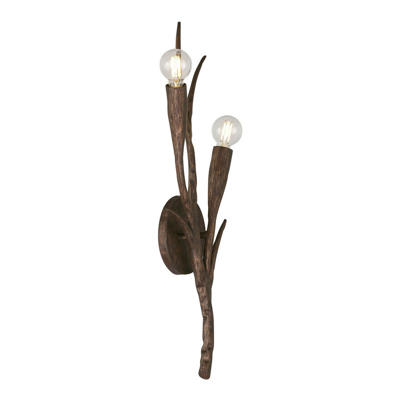 Savoy House 9-5399-2-105 Two Light Wall Sconce, Bark