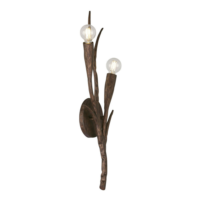 Savoy House 9-5399-2-105 Two Light Wall Sconce, Bark